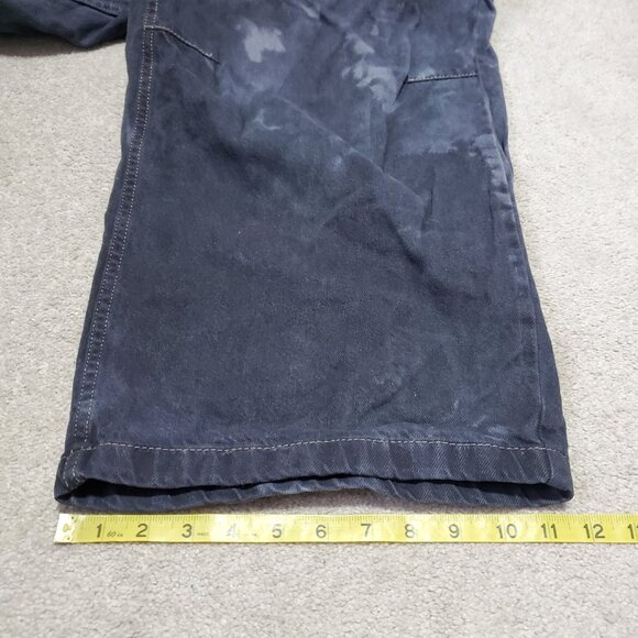 JADED LONDON Low Rise Colossus Fit Jeans Extreme Wide Leg Bleach Dye Men's 36 - Picture 15 of 15
